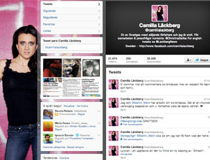 Camilla Läckberg anuncia en Twitter que se separa del policía Martin Melin